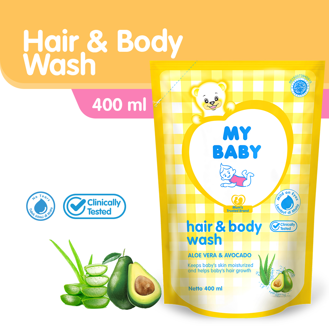 MY BABY HAIR&BODYWASH REFIL 400ML